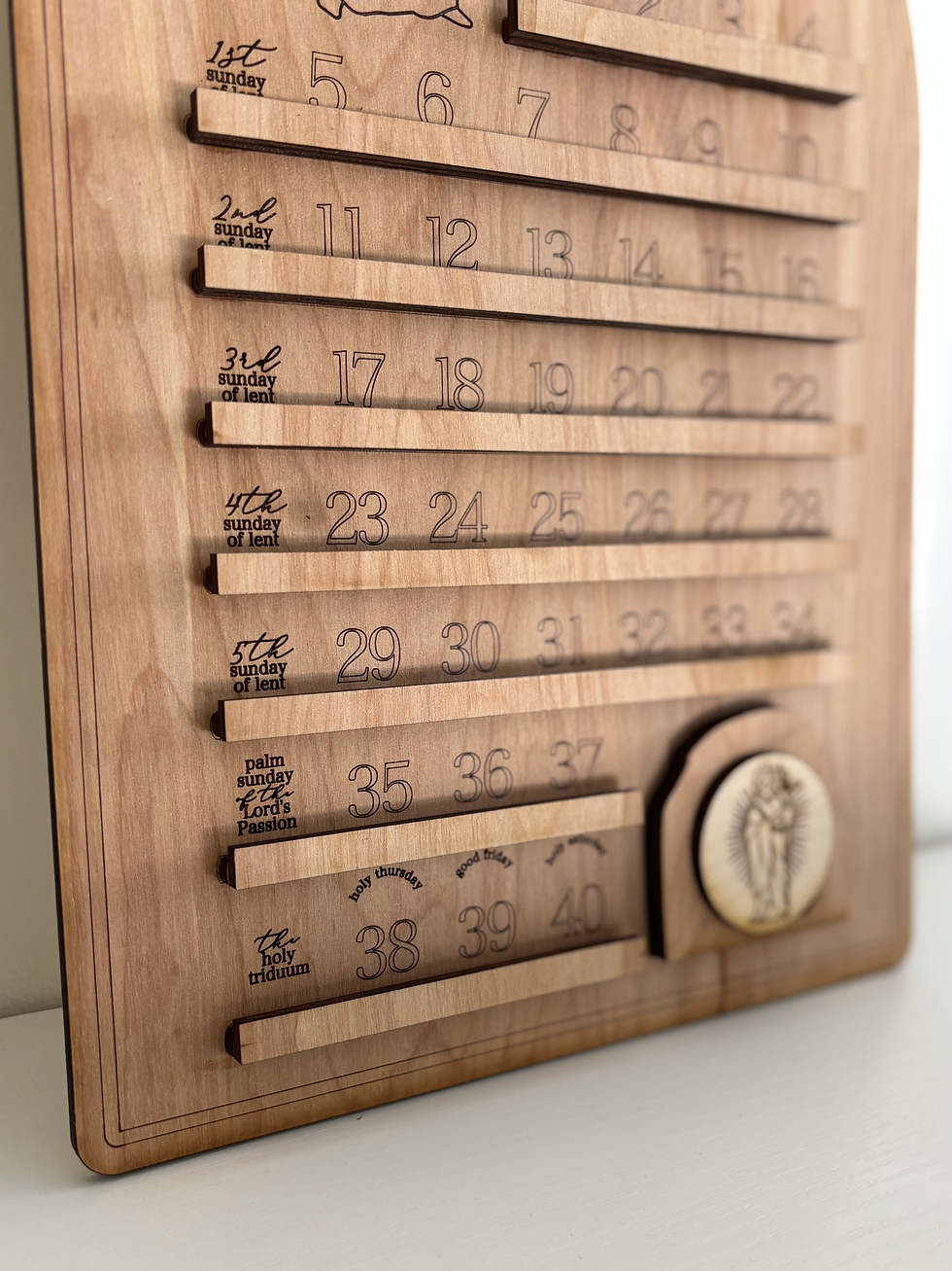 Thumbnail: Wooden Lent Calendar