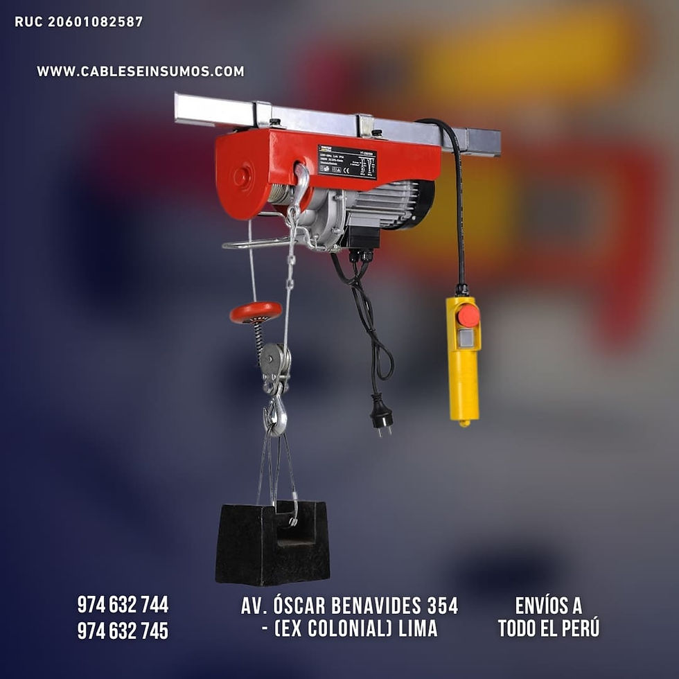 Miniatura: MINI WINCHES ELECTRICO MONOFASE 220 60HZ MODELO PA