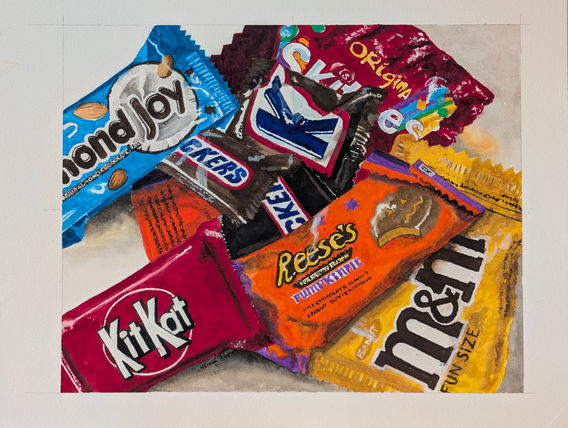 colorful pile of candy