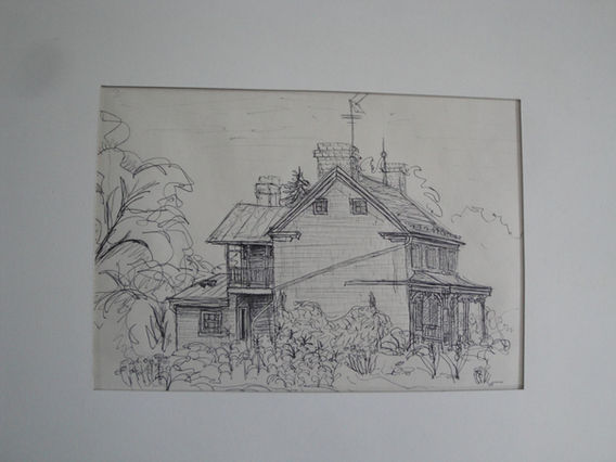 old farm house in pen