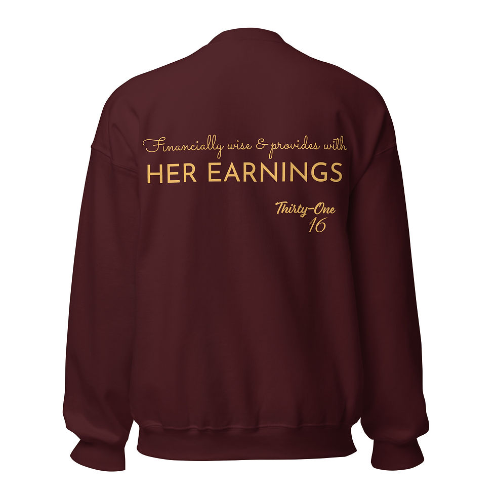Thumbnail: The Proverbs 31 Woman - Is Financially Wise GOLD LETTERS