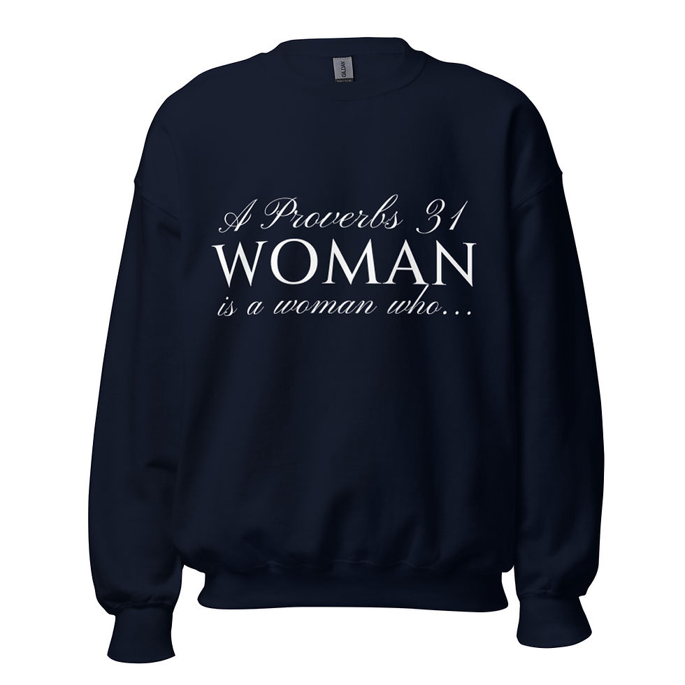 Thumbnail: The Proverbs 31 Woman - Laughs Without Fear Of The Future WHITE LETTERS 