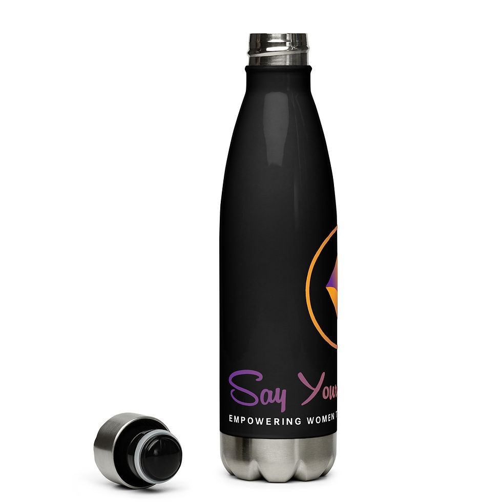 Thumbnail: Say Your Name! Stainless Steel Water Bottle-MUST HAVE!