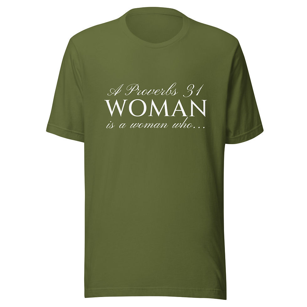Thumbnail: Proverbs 31 Graphic Tee - Speaks With Wisdom And Kindness WHITE LETTERS