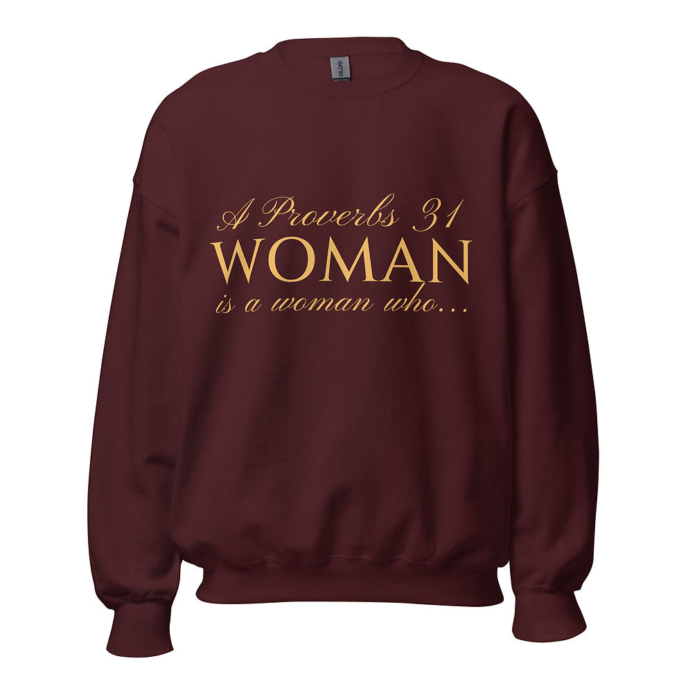Thumbnail: The Proverbs 31 Woman - Is Financially Wise GOLD LETTERS