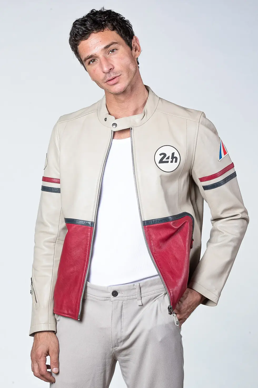 Miniature : Veste en Cuir 24H Le Mans Classic Legend Motors - Karl