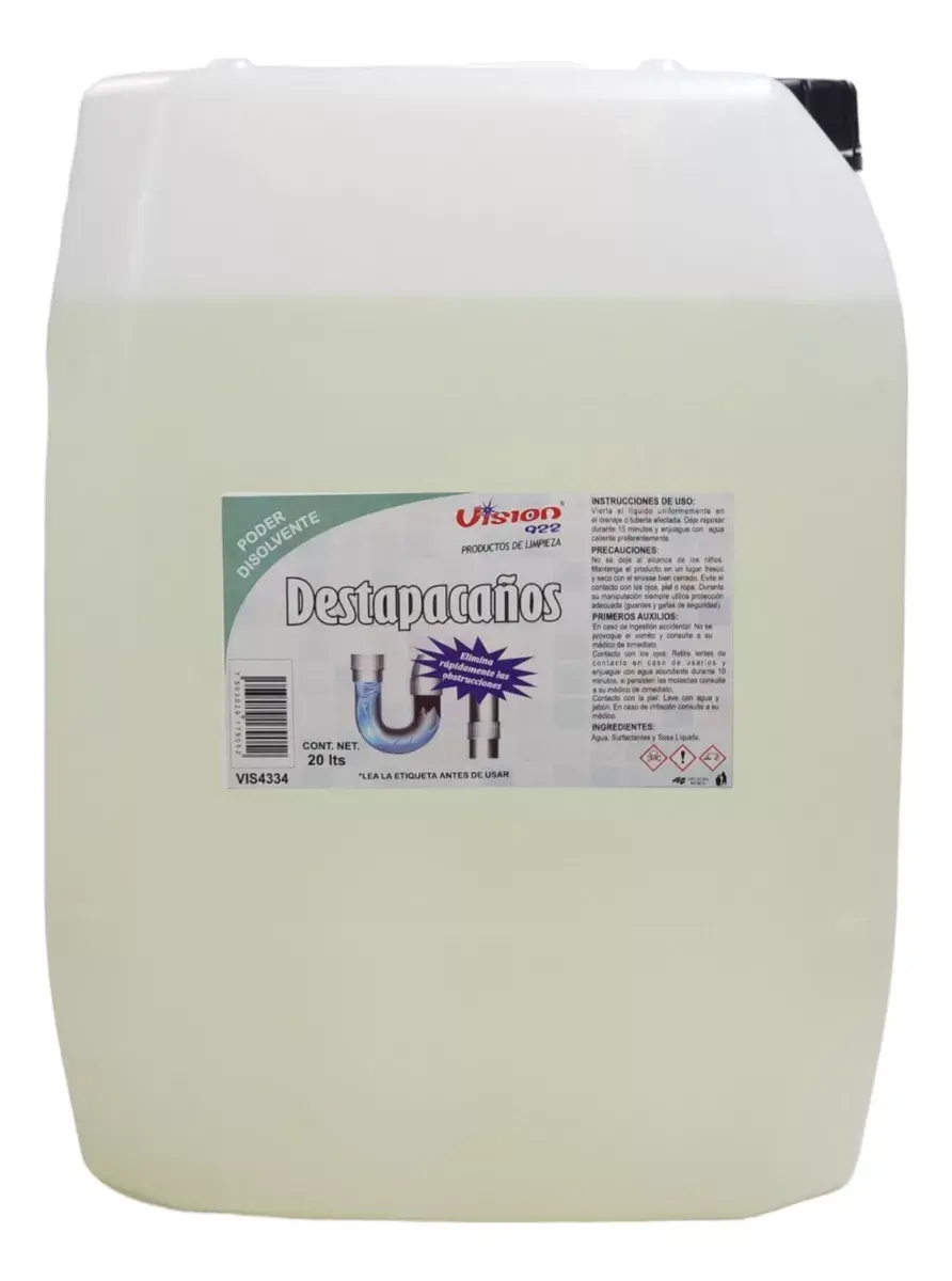 Destapacaños En Gel 20 L. Alta Efectividad