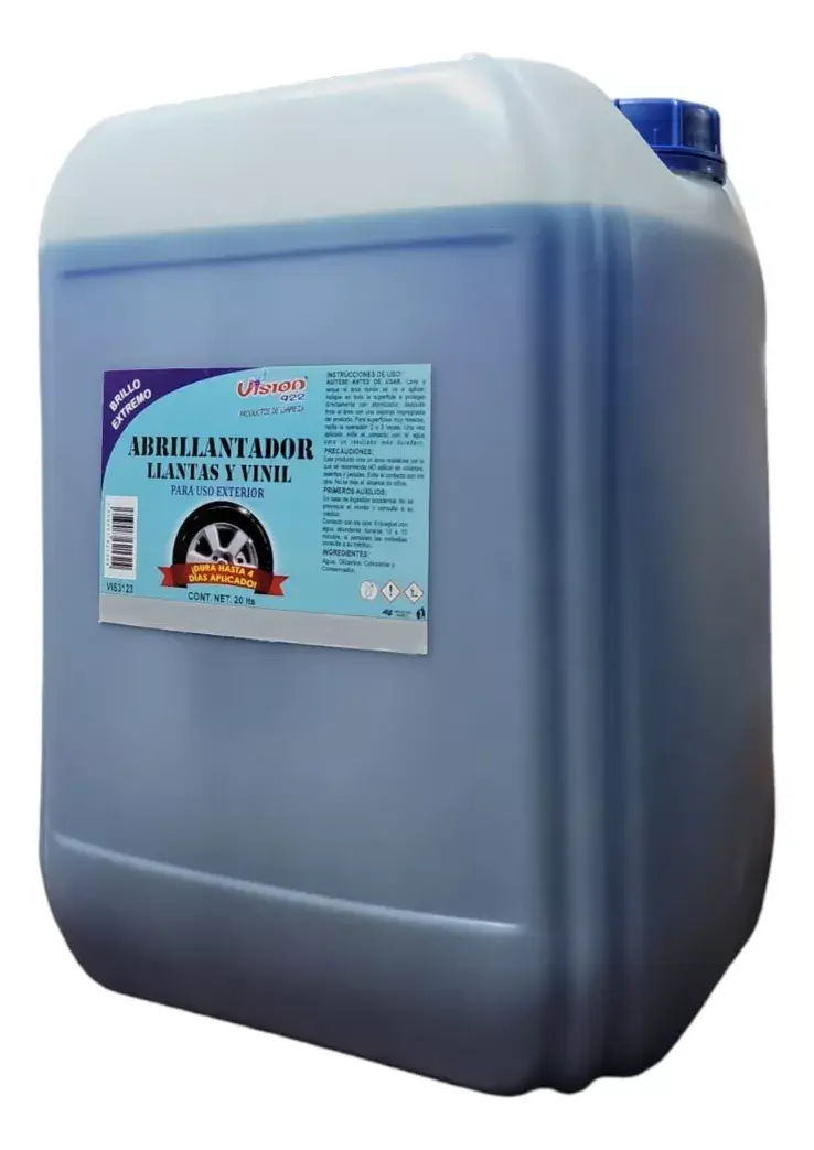 Abrillantador De Llantas Y Vinil Concentrado 20 L.