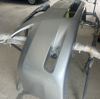 Painted bumper done by certified collision center