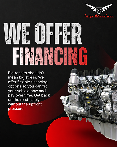 Certified collision offers financing picture