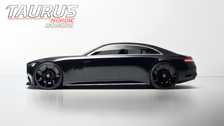 A mercedes E63 Vision Iconic from the side