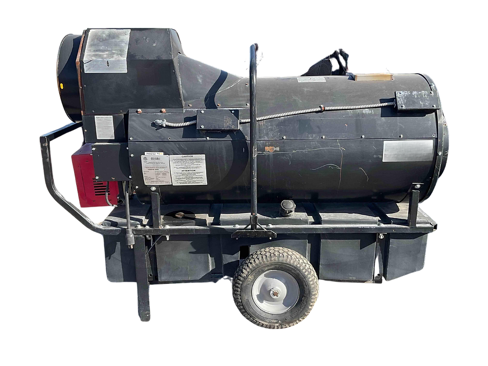 400,000 BTU Diesel heater that Space City Equipment Rental Services is able to offer their customers for those cold winter projects