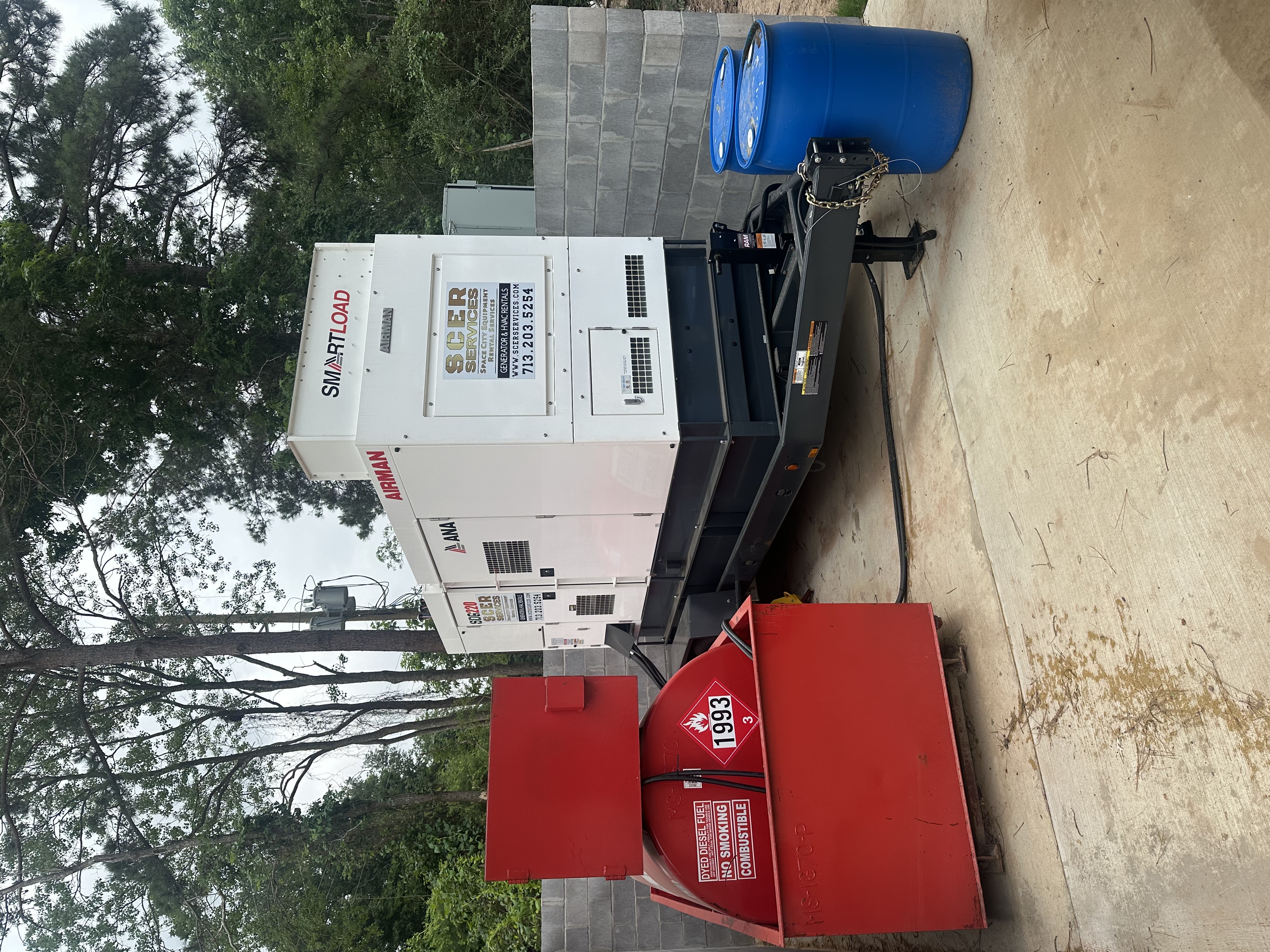 Great Oaks School Yurts 175kW Generator Rental