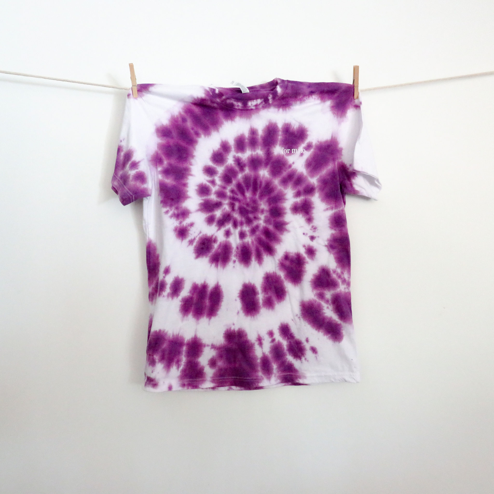 Tie-Dye Shirt - Large - "Lavender"