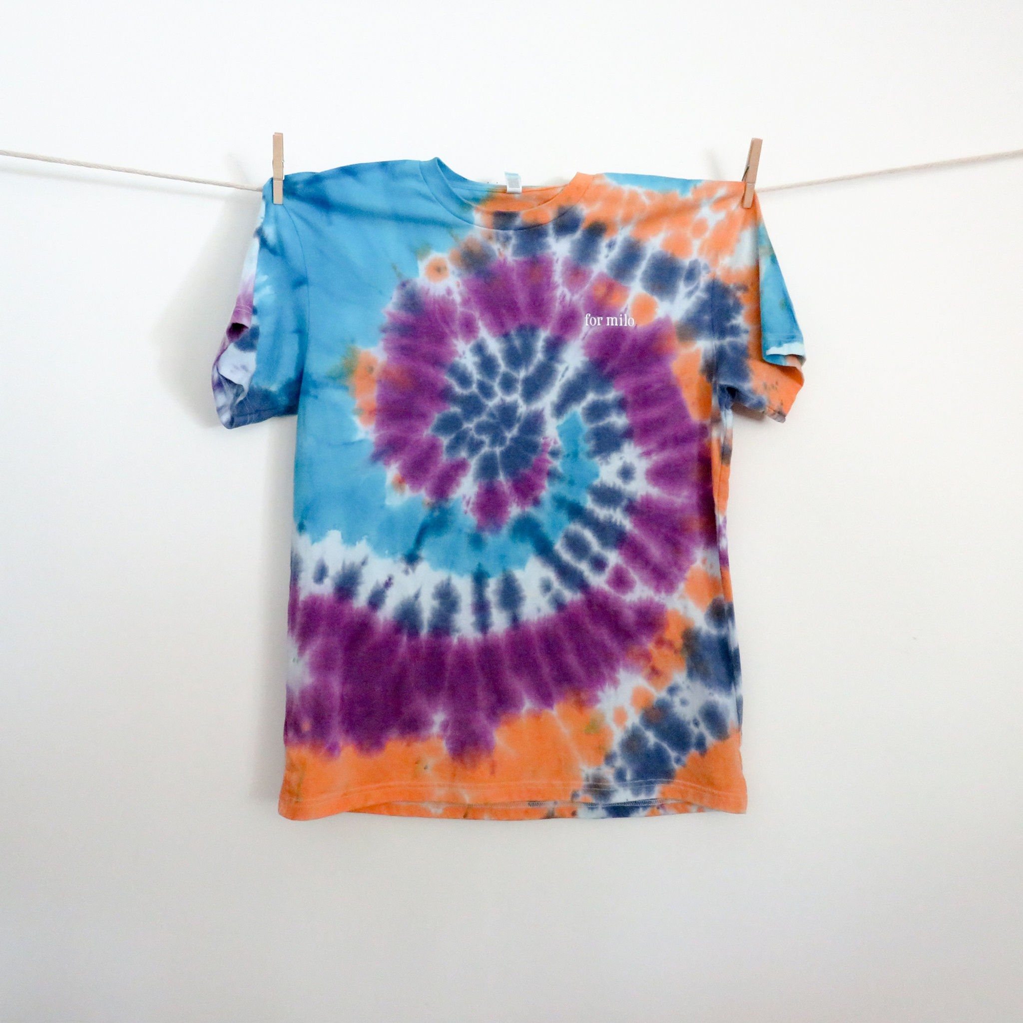 Tie-Dye Shirt - Large - "Pinwheel"
