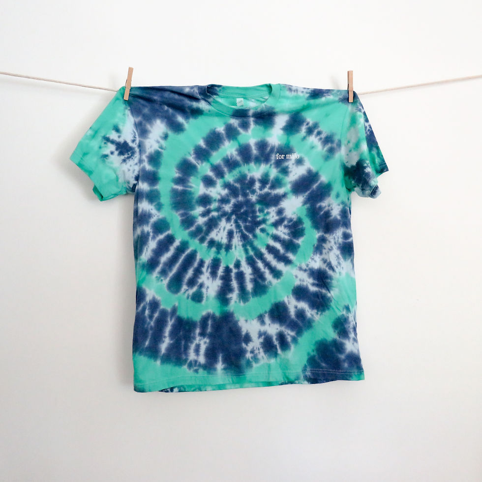 Tie-Dye Shirt - XL - "Water"