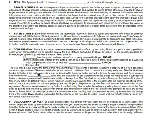 Virginia Association of Realtors Non-Exclusive Buyer Brokerage Agreements