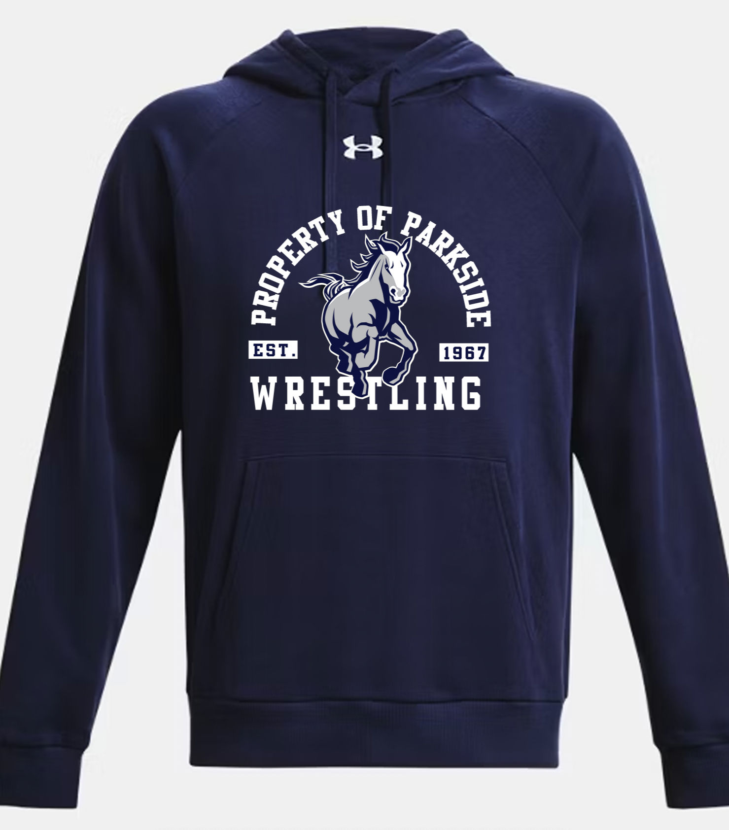 Parkside Men's UA RIVAL Fleece Hoody -WRESTLING