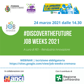 #DiscoverTheFuture – Humans Hub alla Job Weeks Cremona 2021
