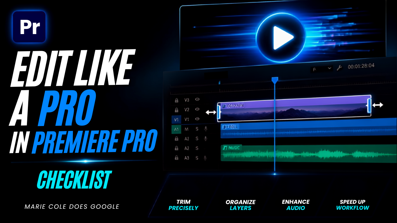 Promotional cover image for Edit Like a Pro in Premiere Pro 2026