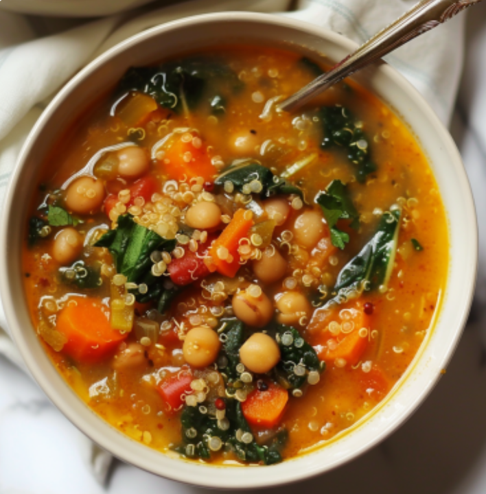 Sopa de Legumes com Quinoa