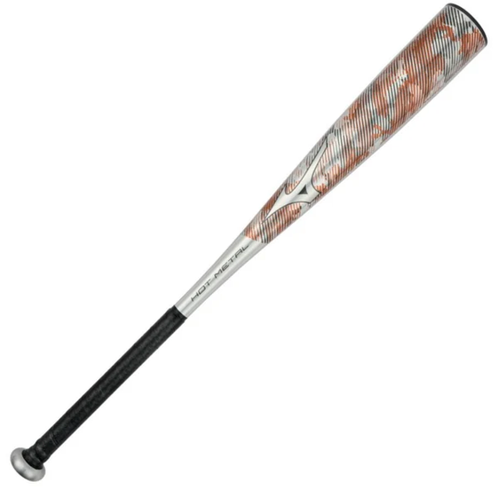 Thumbnail: 2024 Mizuno Hot Metal Big Barrel USSSA  (-10) Alloy Baseball Bat - 34068