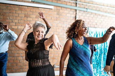 People enjoying a Zumba Gold class