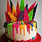Drip Cake arc-en-ciel