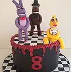 Gâteau "FNAF" Five Night's At Fredd