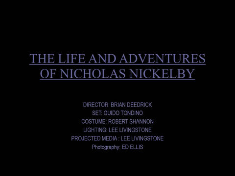 THE LIFE AND ADVENTURES OF NICHOLAS NICKLEBY