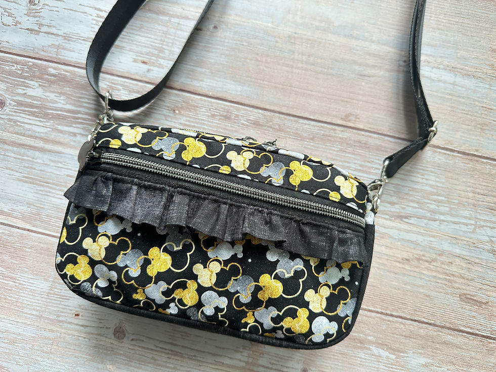 Thumbnail: Custom Ruffle Convertible Crossbody/Belt Bag