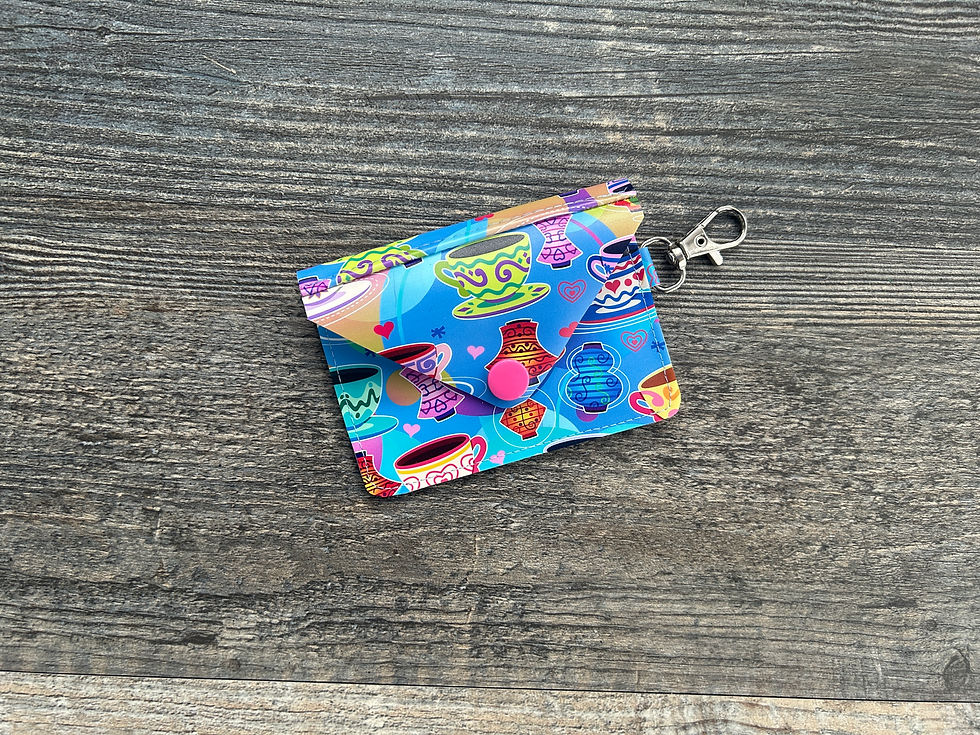 Ready to Ship Teacups Vinyl Envelope