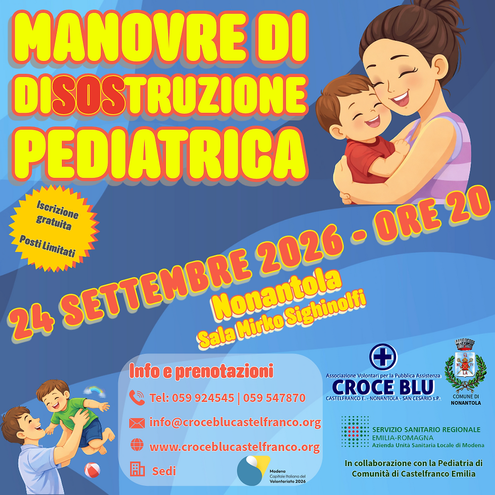 🩵 MANOVRE DI DISOSTRUZIONE PEDIATRICA 🩵