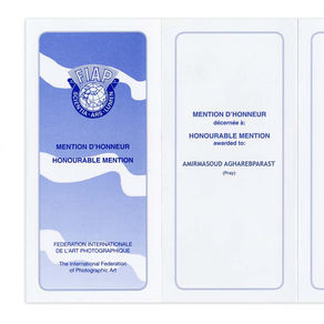 FIAP Blue Ribbon, Celebration Photo Contest, Czech Republics