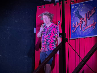 Milton Jones performing in Eye