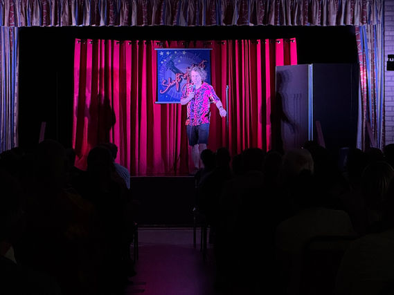 Milton Jones performing in Eye