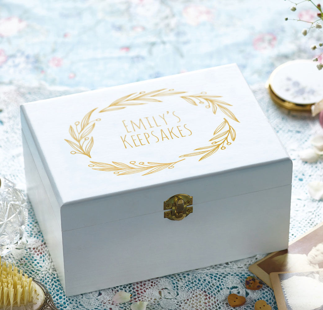 Wooden Keepsake Box