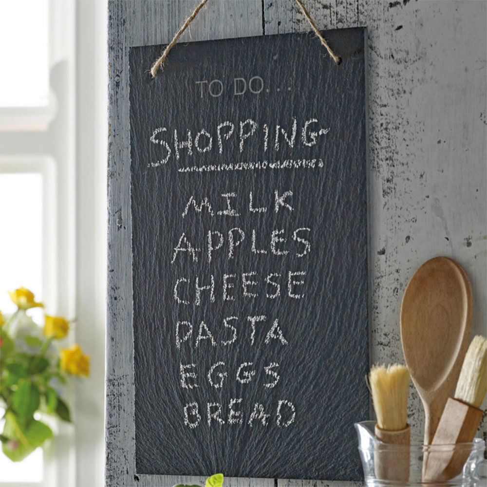 Slate Memo Board with Chalk