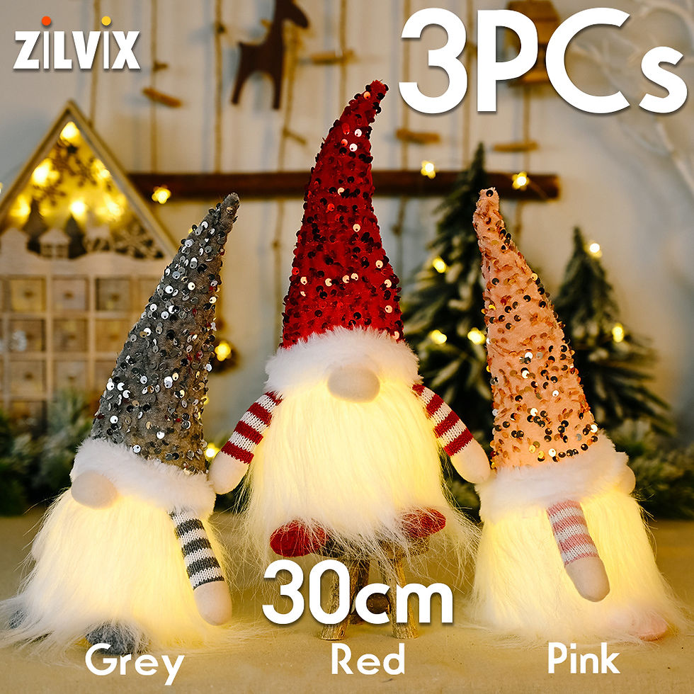 Christmas Gnome Doll Elf 30cm Led Light