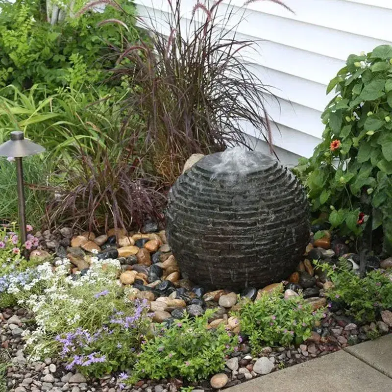 Aquascape Stacked Slate Sphere Water Features