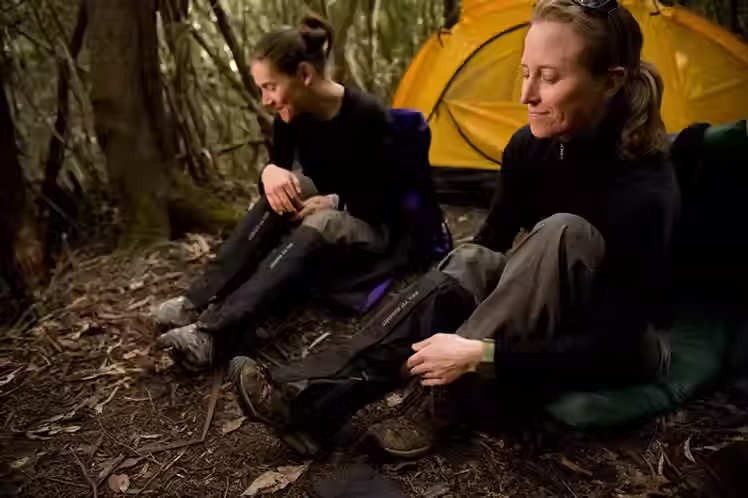 When your gaiters are fitted properly, they’ll comfortably protect your legs. Image: Sea to Summit