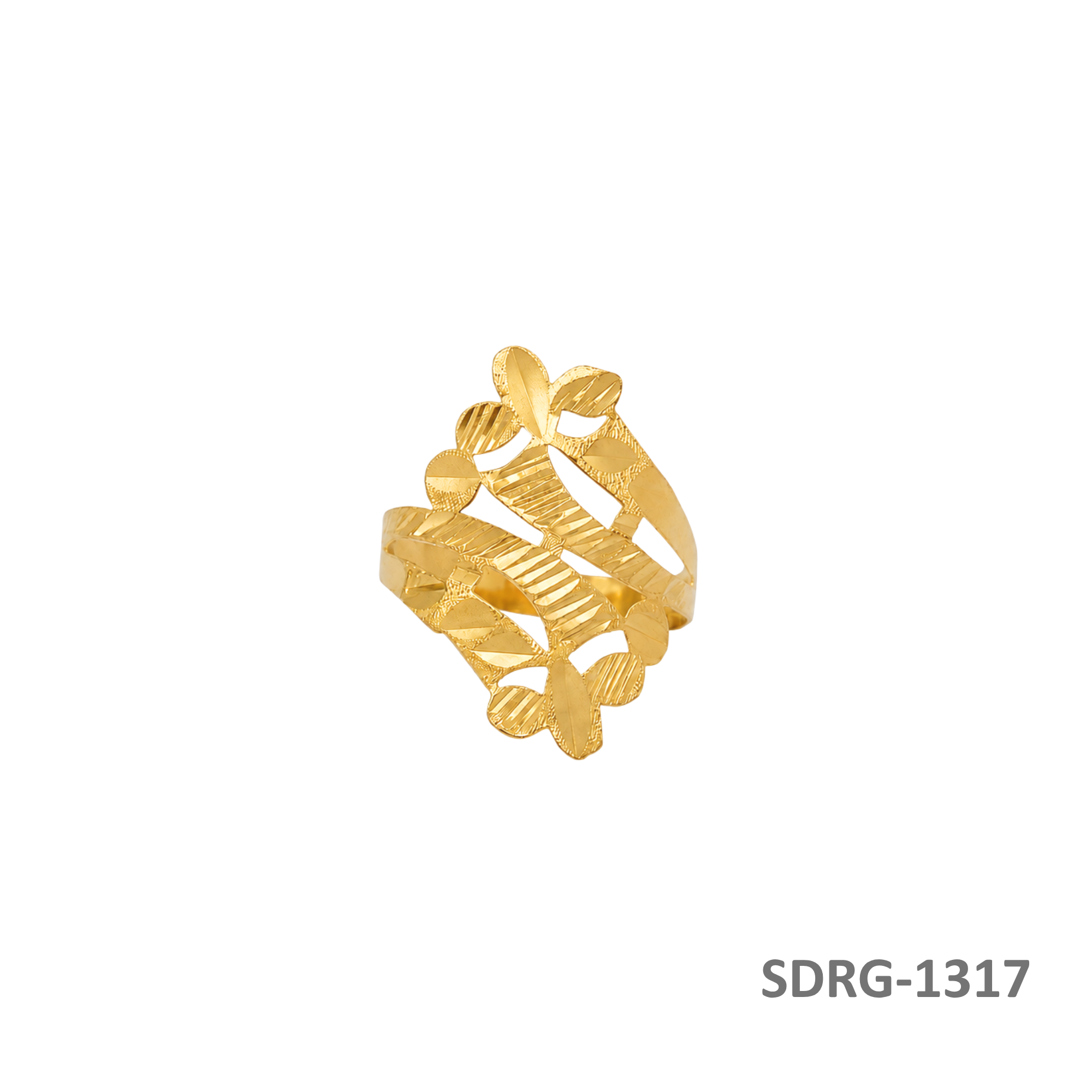 18K-YG Flat Design Ring