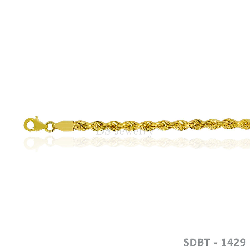 Thumbnail: 18K-YG Rope Bracelet