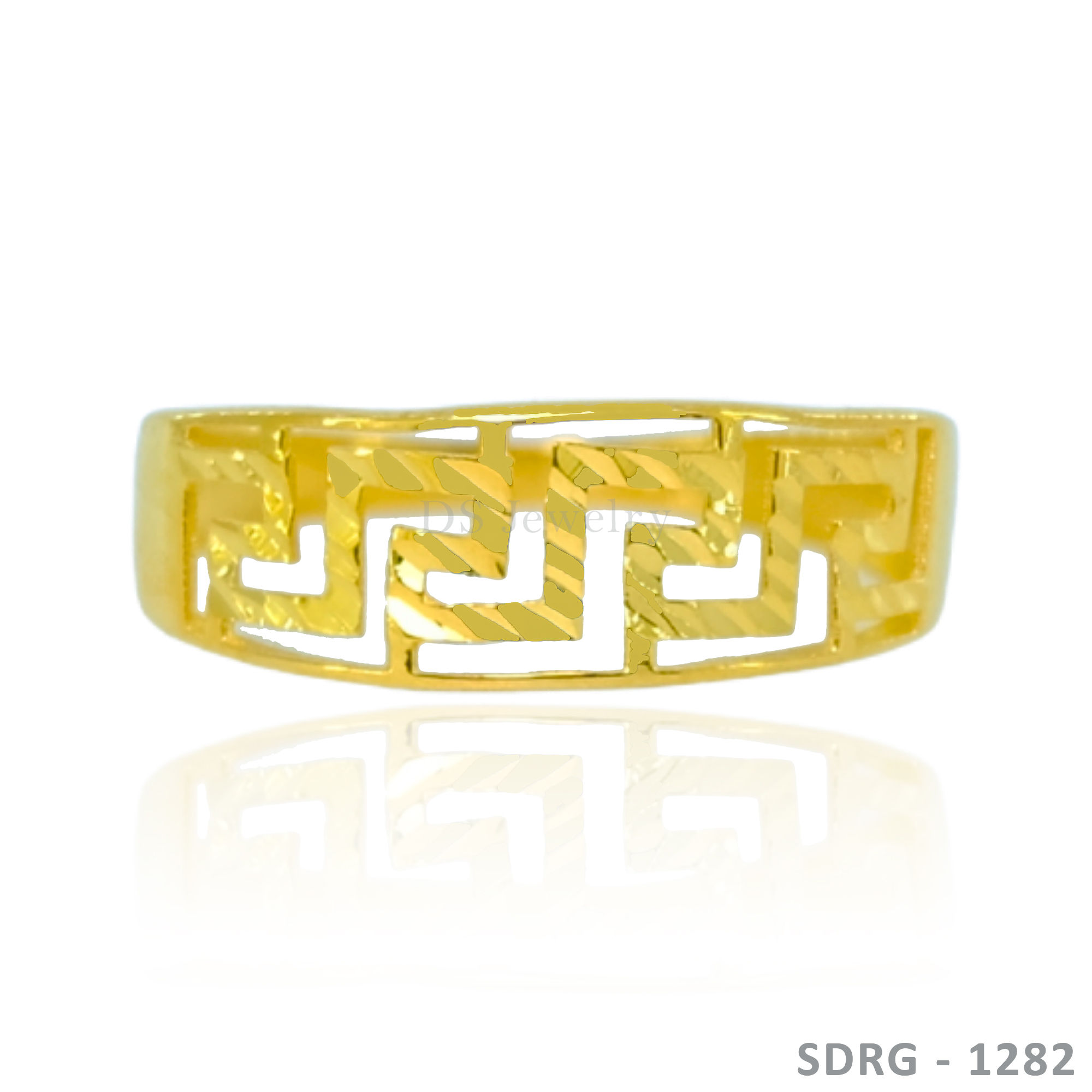 18K-YG Flat Ring