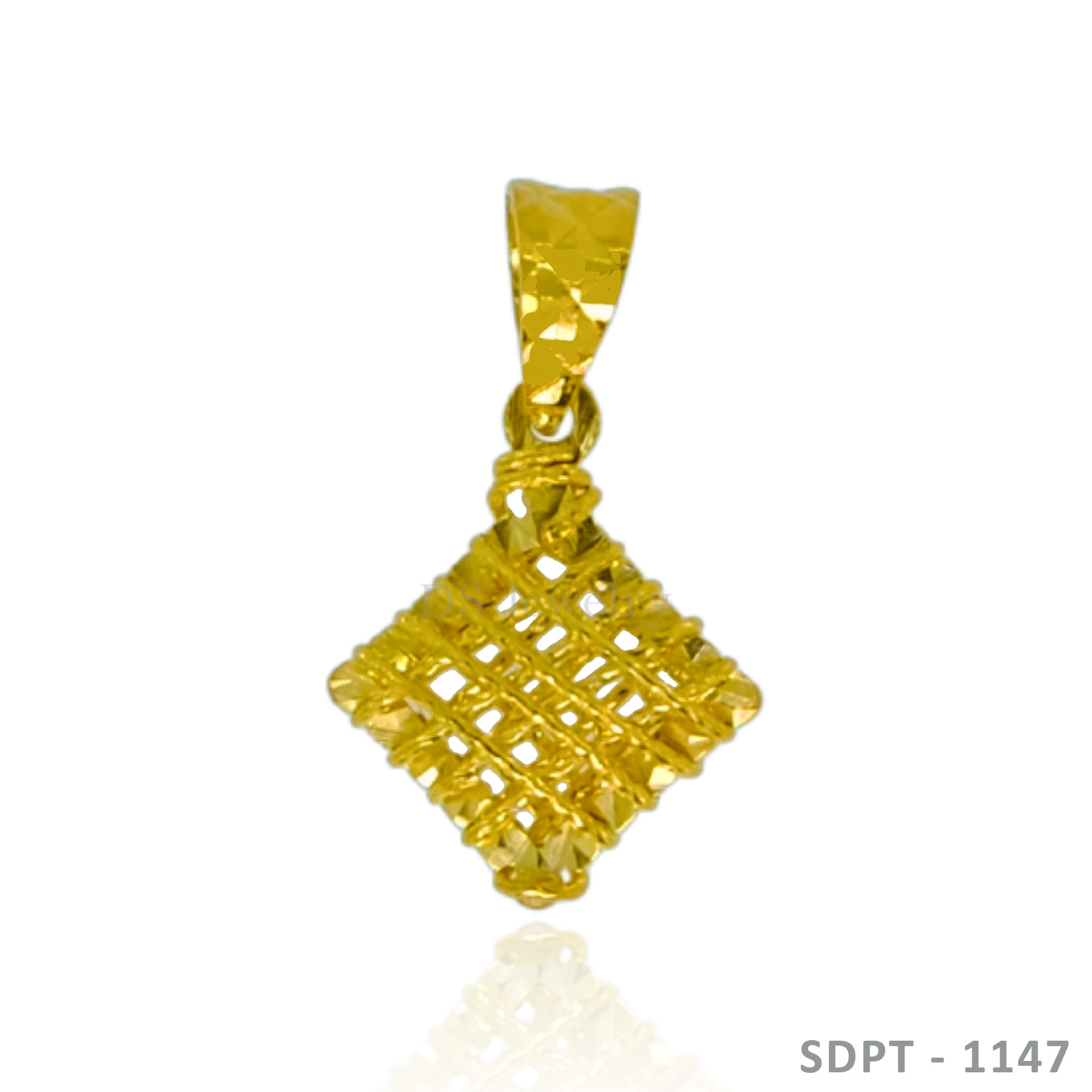 21K-YG Heart Pendant