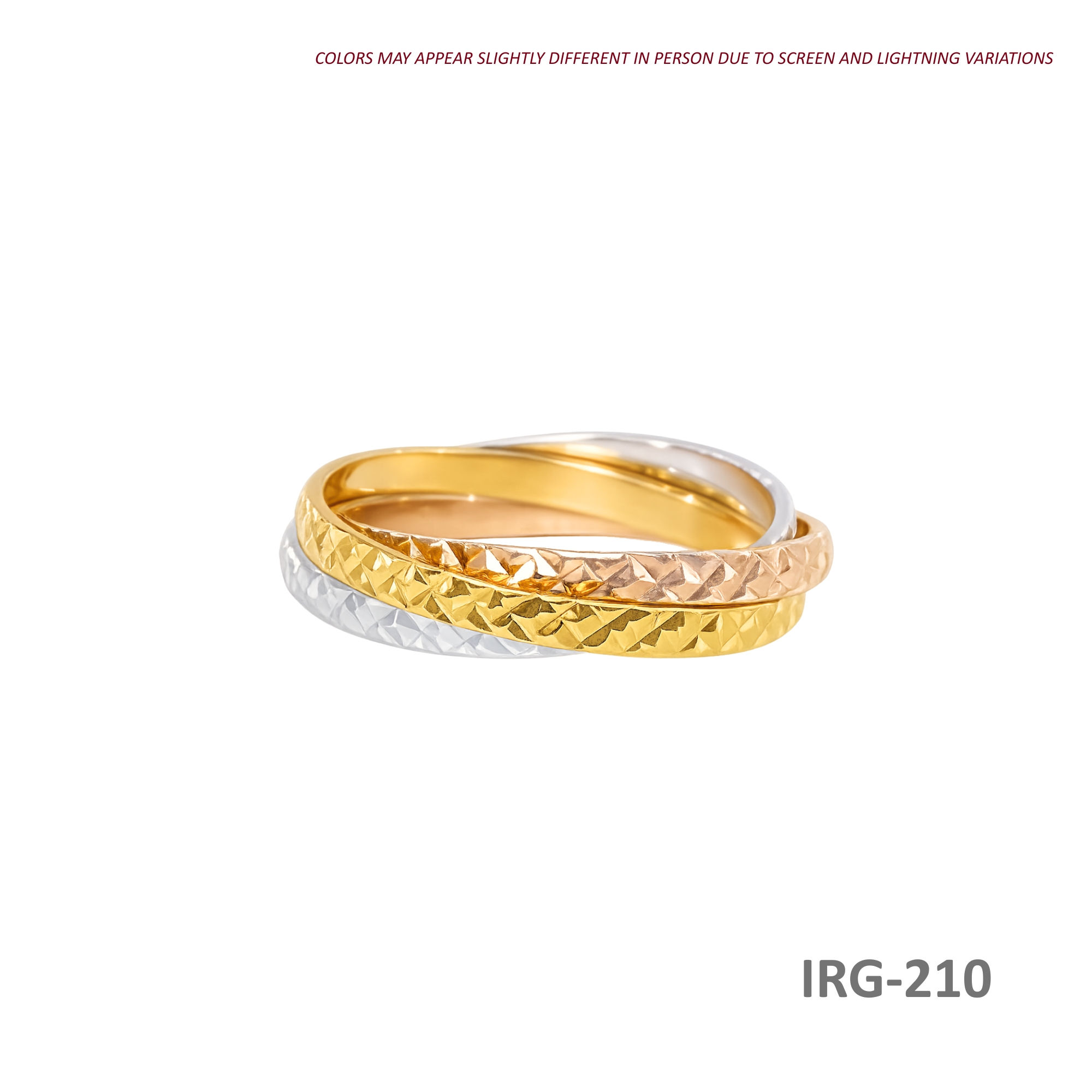 14K-3T Design Three Ring