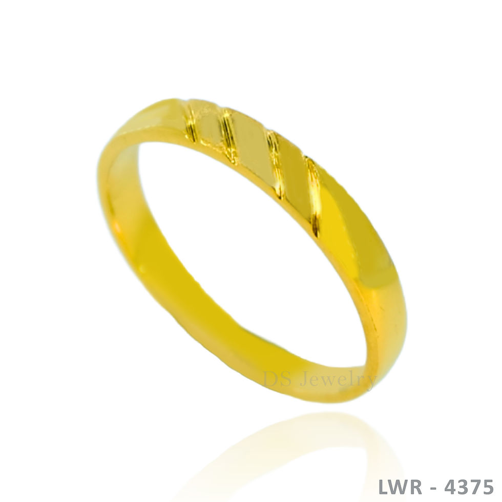 Thumbnail: 14K-YG Matte Design Wedding Ring