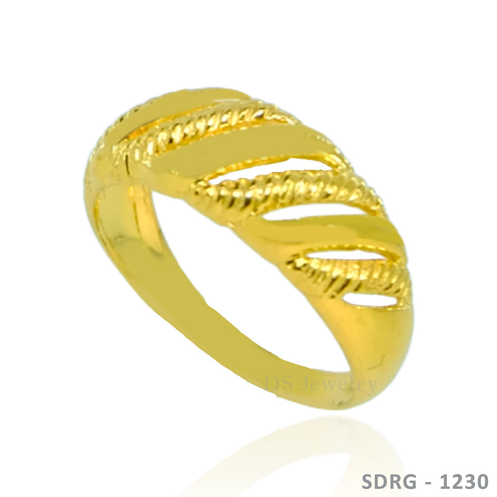 Thumbnail: 18K-YG Flat Design Ring