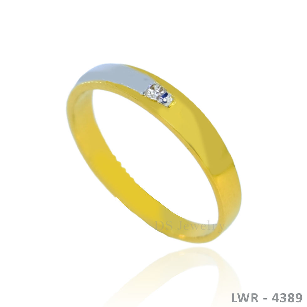 Thumbnail: 14K-2T Solo Diamond Wedding Ring
