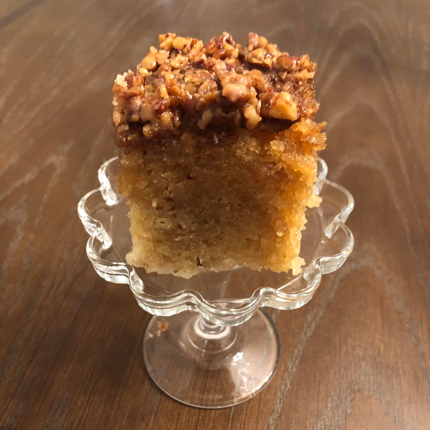 Maple Bourbon Pecan Cake